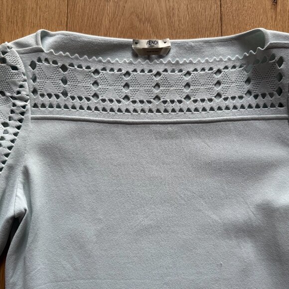 Gorgeous Fendi lace-effect top!  Worn once, 38 or XS - Picture 5 of 13